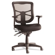 Alera Task Chair, Mesh, 18-1/8" to 21-3/4" Height, Padded Arms, Black ALEEL42ME10B